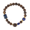 【Elegant Series】Agarwood  Lapis lazuli bracelet 7mm 202010