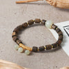 【Elegant Series】Agarwood  Nephrite pendant bracelet 5.5-6mm 202008
