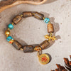 【Elegant Series】Agarwood  Turquoise bracelet 9*14mm 202005