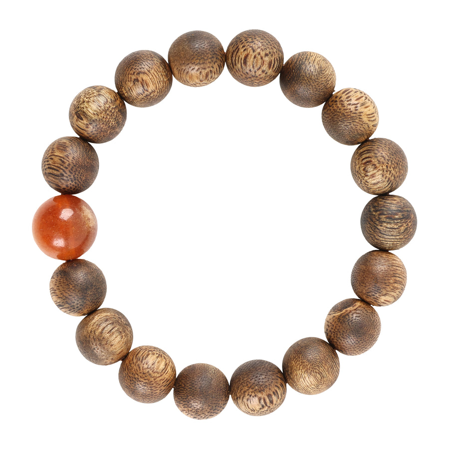 【Premium Series】Agarwood  Opaque Amber Bracelet 10mm 201033