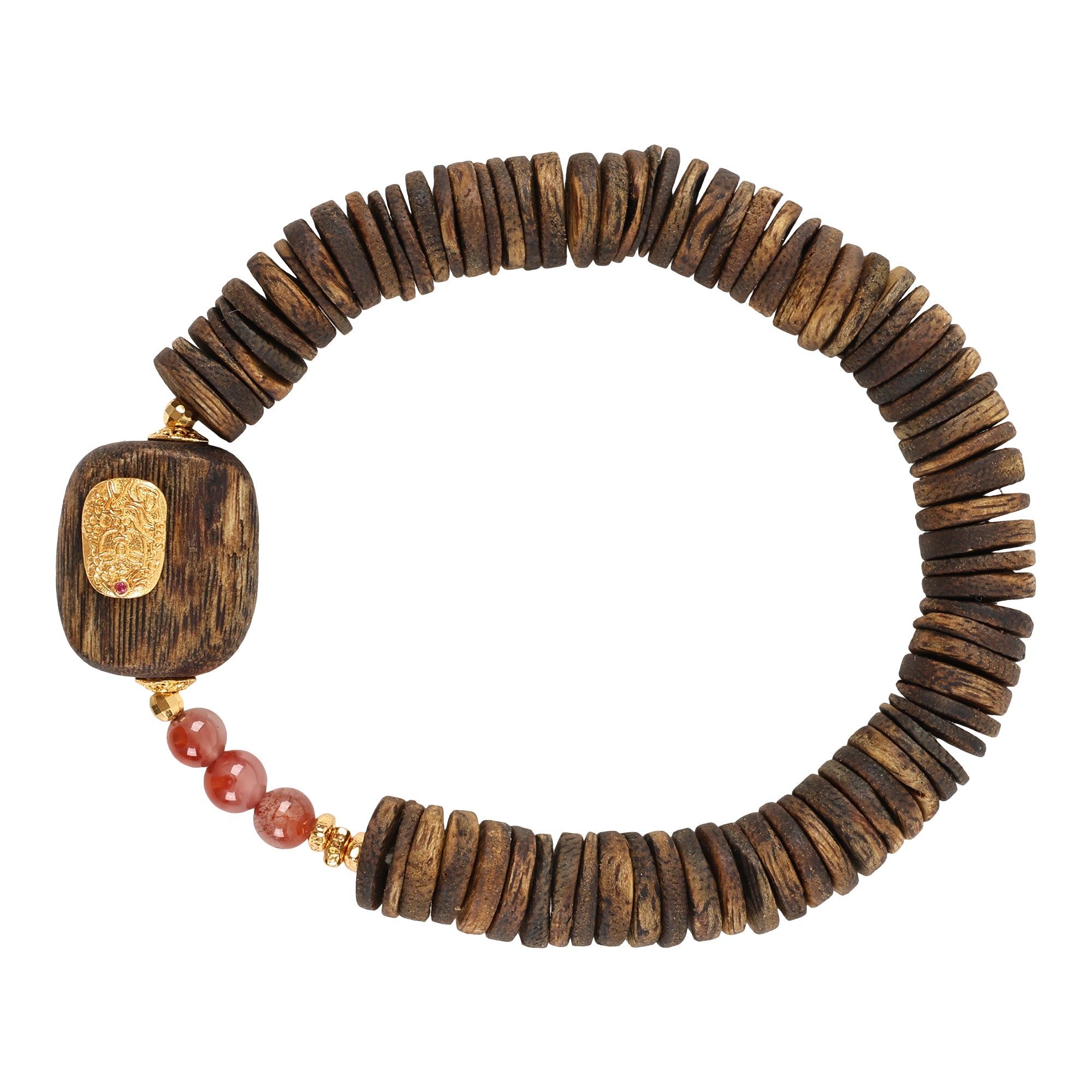 【Premium Series】Agarwood Southern Red Agate  bracelet 8mm 201021