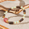 【Premium Series】Agarwood Hetian jade Strawberry Quartz bracelet 6mm 201026