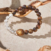 【Premium Series】Agarwood White Quartz bracelet 7mm 201022