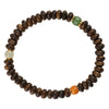 【Premium Series】Agarwood  old Opaque Amber Jade Bracelet 7mm 201038