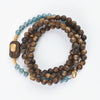 【Premium Series】Agarwood Jade Necklace or Four-strand bracelet  6mm 201027