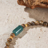【Premium Series】Agarwood Jade  clavicle necklace Length:14.9‘’（37.8cm） Bead Size: 0.19‘’（5mm） 201009