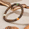 【Premium Series】Agarwood  old Opaque Amber Jade Bracelet 7mm 201038