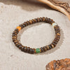 【Premium Series】Agarwood  old Opaque Amber Jade Bracelet 7mm 201038
