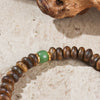 【Premium Series】Agarwood  old Opaque Amber Jade Bracelet 7mm 201038