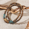 【Premium Series】Agarwood Jade Double-loop bracelet 5mm 201001