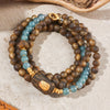 【Premium Series】Agarwood Jade Necklace or Four-strand bracelet  6mm 201027
