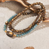 【Premium Series】Agarwood Jade Necklace or Four-strand bracelet  6mm 201027