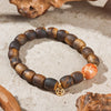 【Premium Series】Agarwood  Coral Jade Bracelet 9mm 201039