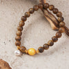 【Premium Series】Agarwood Opaque Amber bracelet 7mm 201011