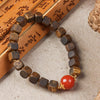 【Premium Series】Agarwood Southern Red Agate  bracelet 6mm 201016