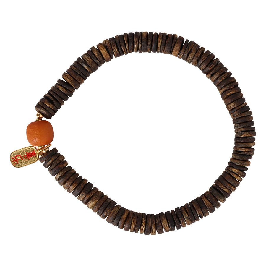 【Premium Series】Agarwood old Opaque Amber Bracelet 8mm 201043