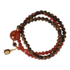 【Premium Series】Agarwood Southern Red Agate  Multi-wrap Bracelet 5mm 201030