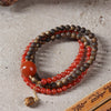 【Premium Series】Agarwood Southern Red Agate  Multi-wrap Bracelet 5mm 201030