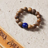 【Premium Series】Agarwood  Lapis lazuli Ring 4mm 201046