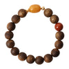 【Premium Series】Agarwood Southern Red Agate， old Opaque Amber Bracelet 10mm 201041