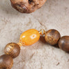 【Premium Series】Agarwood Southern Red Agate， old Opaque Amber Bracelet 10mm 201041