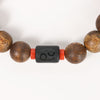 【Constellations Series】Male, Cancer, Agarwood, Yellow Crystal, Purple Sandalwood, South Red, Bracelet,12mm 502038