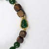 【Elegant Series】Agarwood  Aventurine jade bracelet 6mm 202014