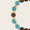 【Elegant Series】Agarwood  Turquoise bracelet 8mm 202004