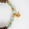 【Elegant Series】Agarwood  Jade Turquoise bracelet 202009