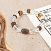 【Elegant Series】Agarwood  Tiger's Eye Rock Crystal bracelet 8-10mm 202007