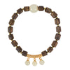 【Elegant Series】Agarwood  Nephrite pendant bracelet 5.5-6mm 202008