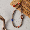 【Elegant Series】Sandalwood Lapis lazuli Southern Red Agate phone chain 202012