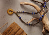 【Elegant Series】Agarwood Lapis lazuli Necklace Length: 26‘’（66cm） Bead Size: 0.29‘’（7.5mm）） 202016