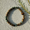 【Starstone Series】Inner Peace and Tranquility - Green Dragon Crystal, Kyara Agarwood, Tiger Eye Stone, Bracelet